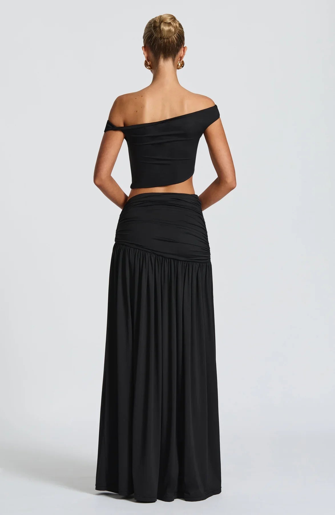 Elegant Maxi Skirt for Women Saira Flowy Long Skirt