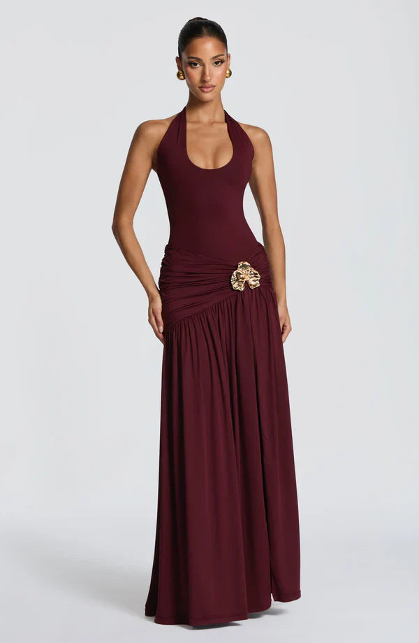 Elegant Maxi Skirt for Women Saira Flowy Long Skirt