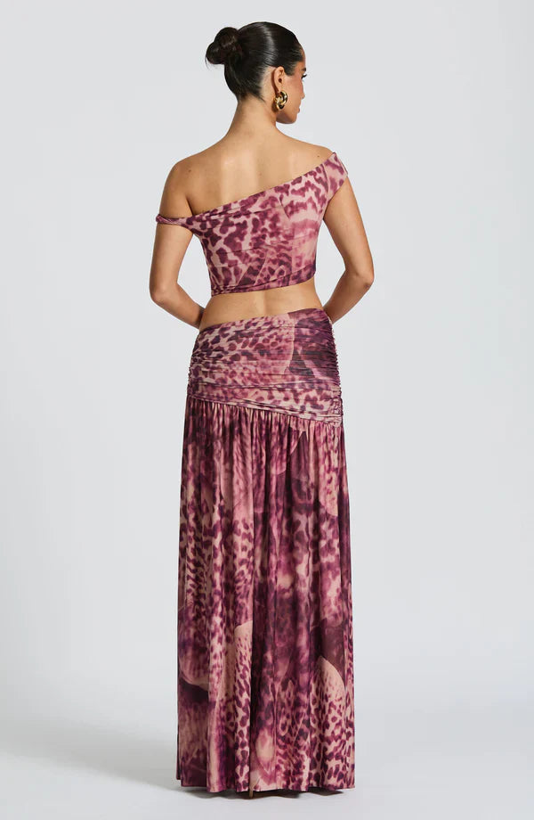 Elegant Maxi Skirt for Women Saira Flowy Long Skirt