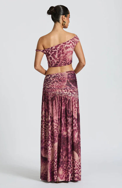 Elegant Maxi Skirt for Women Saira Flowy Long Skirt