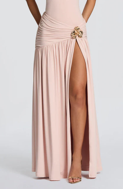 Elegant Maxi Skirt for Women Saira Flowy Long Skirt