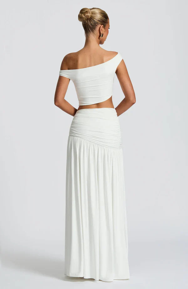 Elegant Maxi Skirt for Women Saira Flowy Long Skirt