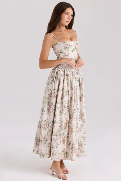 Floral Midi Sundress for Women Velmora Summer Dress