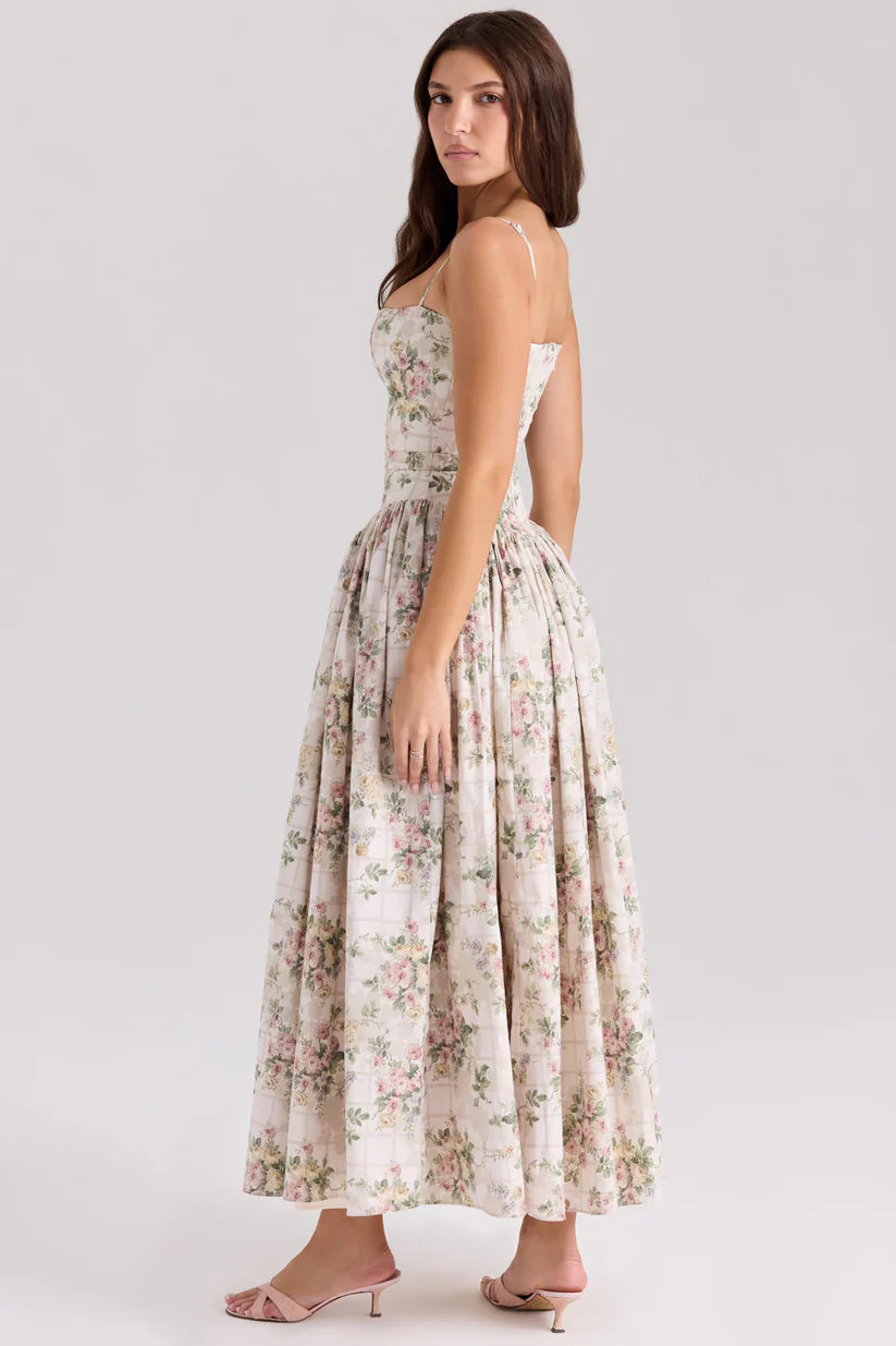 Floral Midi Sundress for Women Velmora Summer Dress