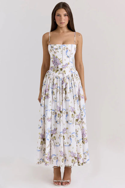 Floral Midi Sundress for Women Velmora Summer Dress