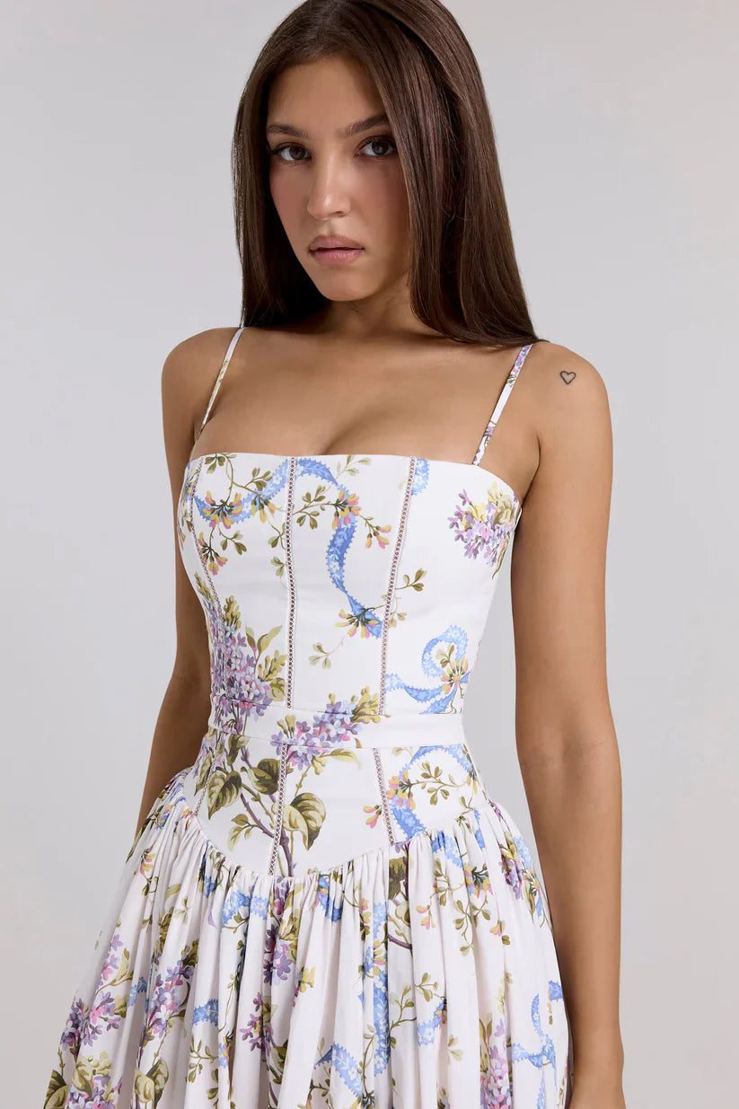 Floral Midi Sundress for Women Velmora Summer Dress