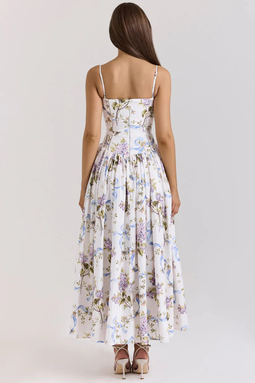 Floral Midi Sundress for Women Velmora Summer Dress