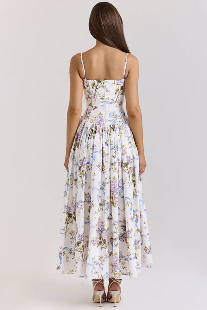 Floral Midi Sundress for Women Velmora Summer Dress