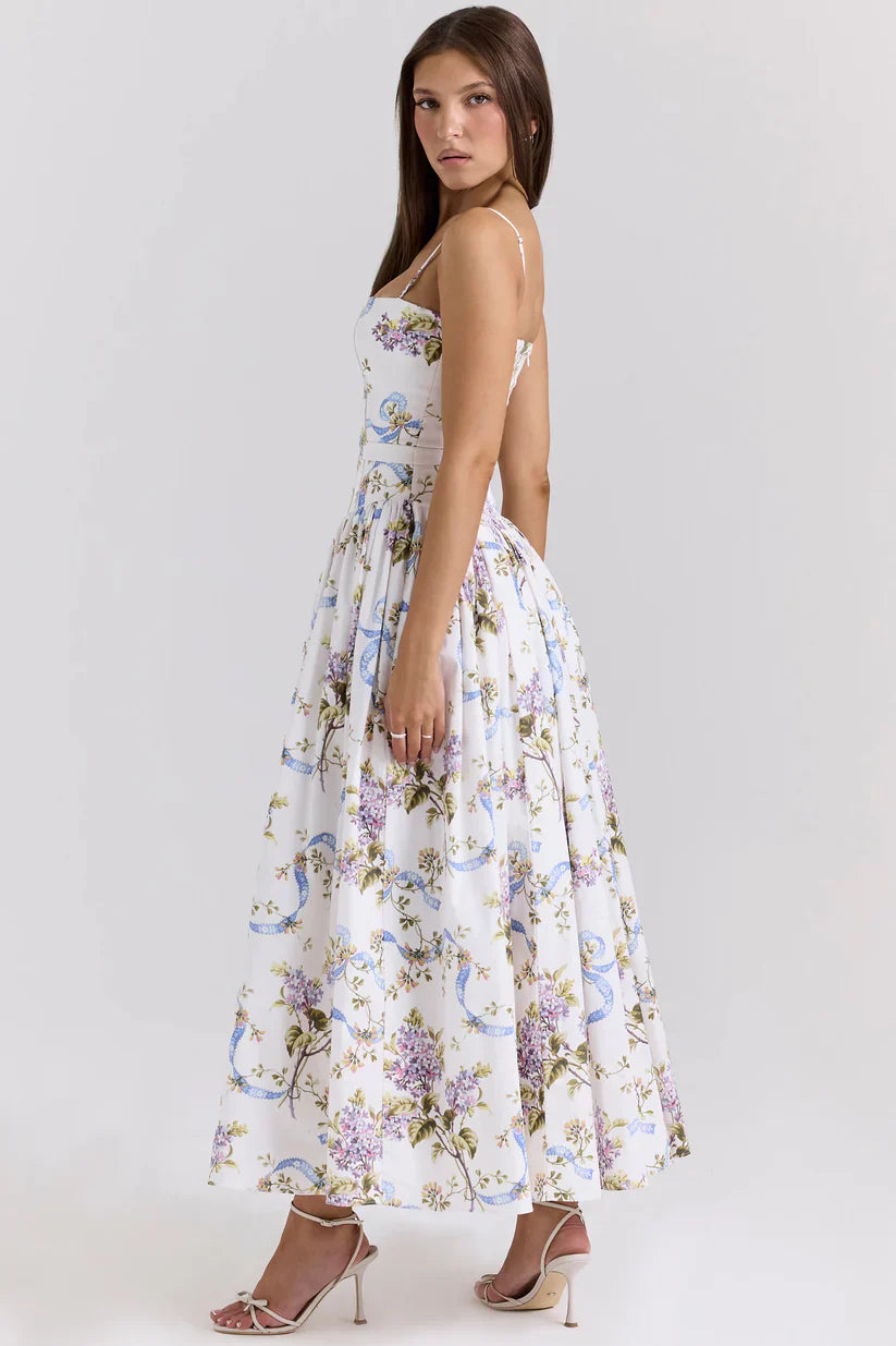 Floral Midi Sundress for Women Velmora Summer Dress