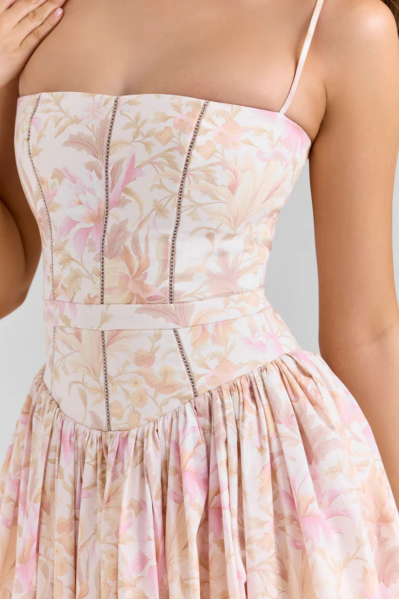 Floral Midi Sundress for Women Velmora Summer Dress