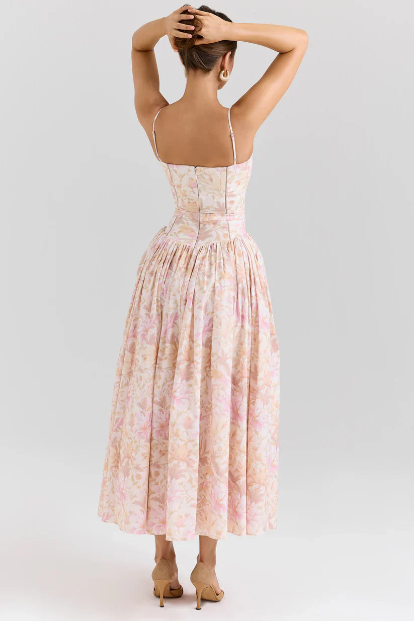 Floral Midi Sundress for Women Velmora Summer Dress